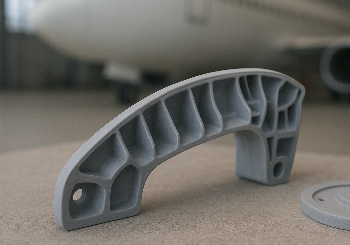 Ruiskuvalu lentokoneen osa